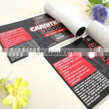 Customized Liquid Label Adhesive Energy Drink Waterproof Sticker With Full Color Printing photo-5