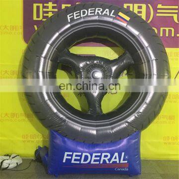 Best selling inflatable tire/giant infaltable advertising tire for sale