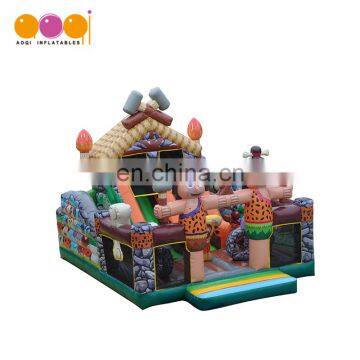 Kids primitive theme inflatable bounce amusement park playground