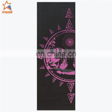 outdoor exercise travel silicone yoga anti slip rubber mat