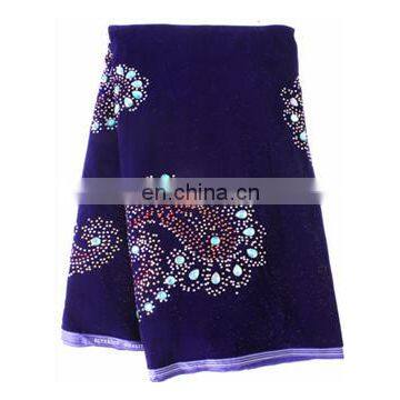 diamond cotton high quality african velvet fabric wholesale