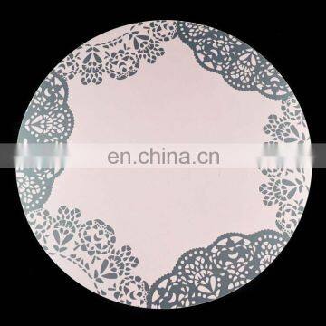 wholesale round purple christmas pp placemat