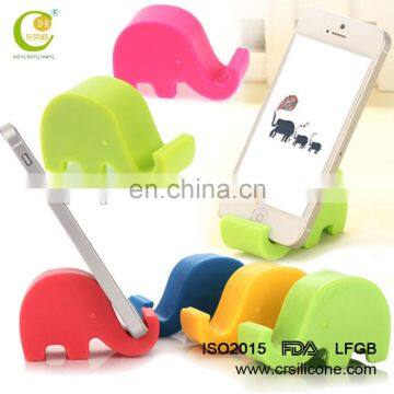 Mini cute elephant silicone phone stand animal phone stand holder phone mobile holder