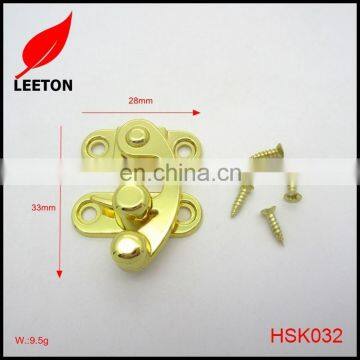 Factory Supply Shing Gold Metal Jewelry Box Lock