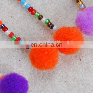 Good Quality Beaded Tassel National Style Pompom Frange photo-5
