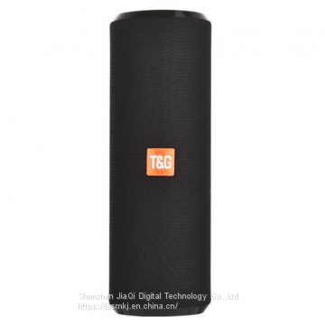 TG126 Fabric Bluetooth Speaker Long Round Gun Barrel Outdoor Waterproof Portable Bluetooth Speaker Gift Box photo-4
