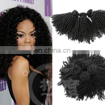 High quality hair extension cheap kinky kurly wig brazilian human hair