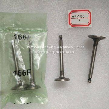 Exhaust/Inlet Valve gasoline Engine Spare Parts 166f/ef2600 engine valve