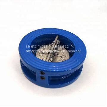 China Cast Ductile Iron Wafer Type Double Door Check Valve Manufacturer photo-4