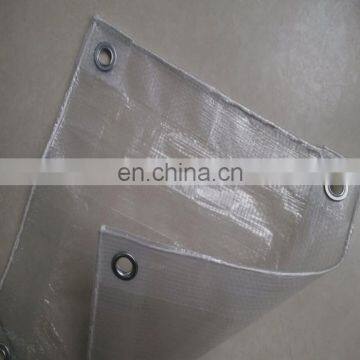 with eyelet and PP rope transparent pe woven cover tarpaulin