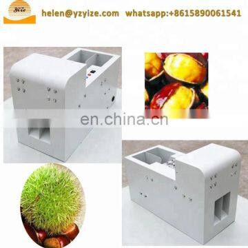 Double Chain Plate Electrical Chestnut Opening Machine Chestnut Shell Breaker Machine