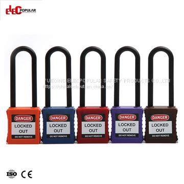 76mm Insulation Shackle Safety Padlocks EP-8551L~EP-8554L ABS Safety Padlock photo-4