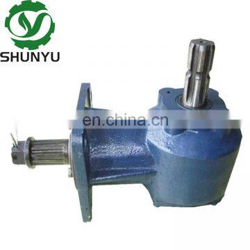 PTO helical gear reducer  Aluminum Transmission shaft reverse Gearbox