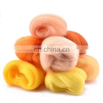 21um Needle Felting DIY Craft Materials White Merino Wool Roving Top