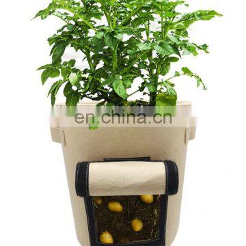 3 Gallon 5 Gallon 7 Gallon 10 Gallon 100 Gallon 200 Gallon Aeration Fabric Plant Grow Pot Garden Potato Felt Planter Grow Bags photo-6