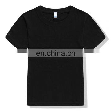 Children's T-shirt 100% Cotton Crew Neck Short Sleeves Baby Wear China Star  Casual Plain  Spring