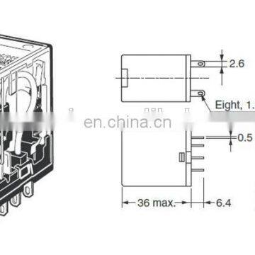 Miniature Solid Relay Time MY2N-D2 DC24V photo-4