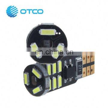 High brightness Canbus No Error Auto Side Signal License Plate Light T10 3014 W5W car dome reading light