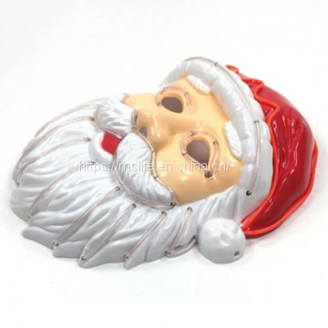 2Pcs Christmas Decoration Small Fresh Santa Cos Prop Mask photo-3