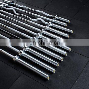 Hot Sale Home Gym Squat Rack Bumple Plate 2.2m Chrome 20kg Barbell Bar photo-3