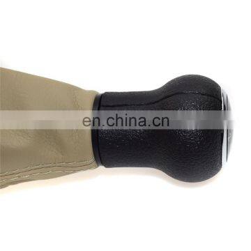 Beige Gear Shift Knob Gaitor Boot 5 Speed For VW PASSAT 1996-2005 photo-2