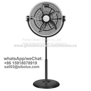 20 inch plastic box stand fan with rotary switch