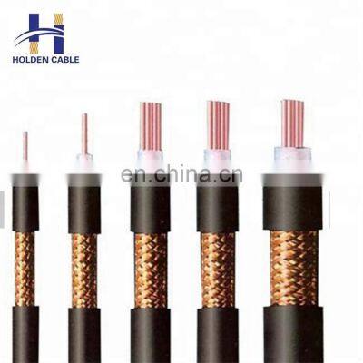 Braided Shield coaxial cable RG58, flexible low loss coaxial cable to audio video