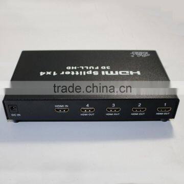 high resolution 1in 4 out, 1-to-4 monitor HDMI Splitter with factory price