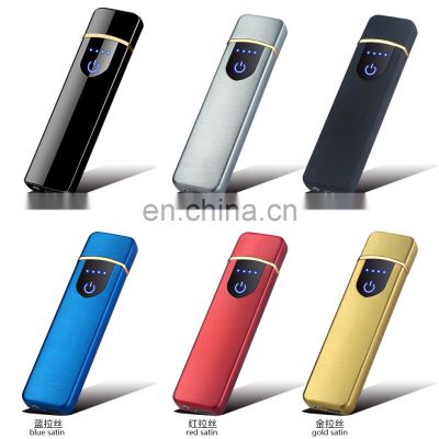 multifunction waterproof modern wholesale usb rechargeable lighter metal for sale