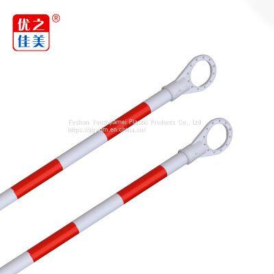 ZGYZJM High quality PVC Traffic safety supplies Red and White with Reflective Film Retractable cone bar