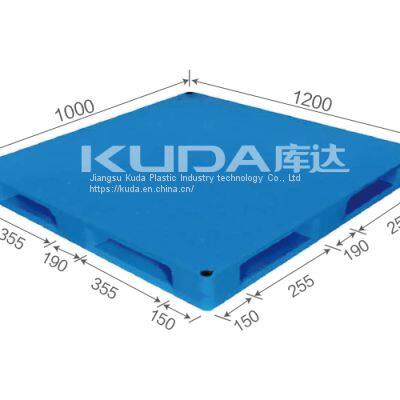 chemical resistant of china manufacturer 1210B PBTZ PLASTIC PALLET（BUILT-IN STEEL TUBE）