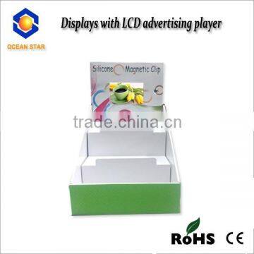 Peg Hooks Cardboard Display With Lcd Video Player ,peg Hooks Cardboard Display Maker photo-5