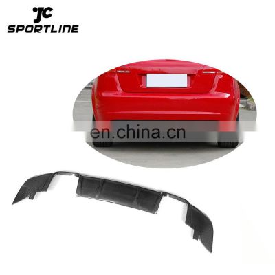 Carbon Fiber Auto Car Rear Lip Spoiler With Quad Exhaust Pipe Dual Outlet for Audi A3 Standard Bumper 08-12