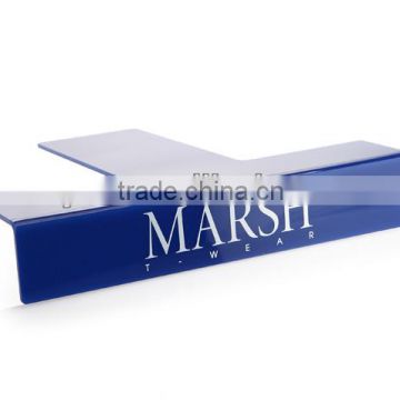 Acrylic supermarket data strip / shelf strip / shelf talker