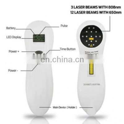 High quality multi-function cold laser home use pain relief handheld infrared laser therapy device