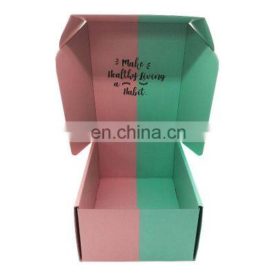 Custom Eco Friendly Cajas Para Ropa Corrugated Paper Packaging Clothing Shipping Box