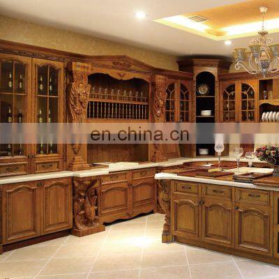 High quality Canada Lacquer timber shaker style solid wood kitchen cabinet