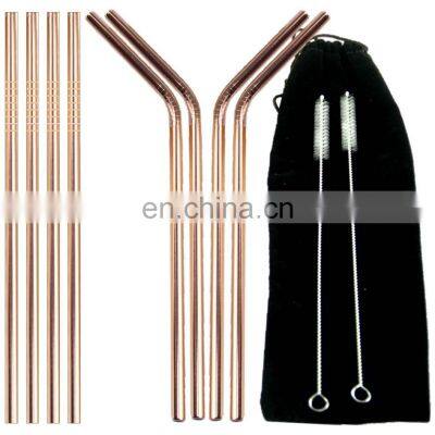 High Quality Approved Drinking Metal Stainless Steel Straw for Smoothies
