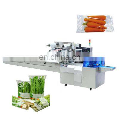 Fully automatic horizontal packaging machine fruit and vegetable packing machine