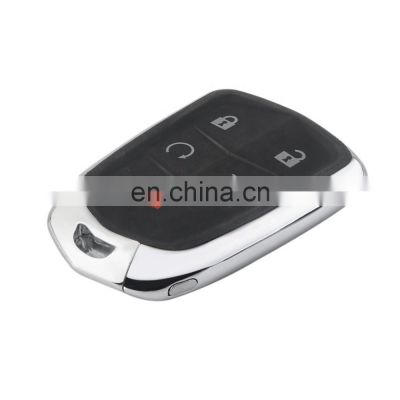 Keyless Entry 5 Buttons Smart Car Key Shell Fob For Cadillac Escalade Prox Transmitter Remote Key Case