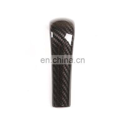 Carbon Fiber Style ABS Car Center Gear Shift Head Cover Trim for BMW E48 E61 E64 E65 E85 E86 E53 E81 E82 E87 E90 E91 E92 E93 F01