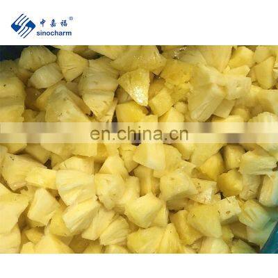 IQF Wholesale Bulk Price Pineapple Cuts Frozen Sweet Pineapple Chunks photo-2