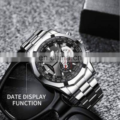 VA VA VOOM 238 New Hot Sale Quartz Watch for Men Stainless Steel Luxury Men Watch