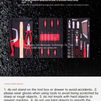 Socket Set Portable Ratchet Wrench Jack Auto Repair Tool Box photo-3