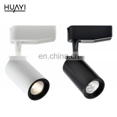 HUAYI Wholesale Price Adjustable Modern Indoor Ceiling 5w 10w 18w 24w 30w 35w COB LED Track Light