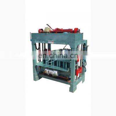 half automatic cement block making machine