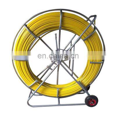 fiber optic equipment duct rodders cable push rods cable ducting reel