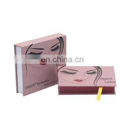 Wholesale Eco Friendly Personalized Packaging Unique Cardboard Private Label Magnetic Closure Custom Eyelash Packaging Paper Box