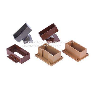 Fence, Fence, Garden, Fence, Internal and External Connectors, Wood Plastic Accessories, Floor Fastener 80 * 35 photo-2