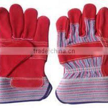 split leather working gloves